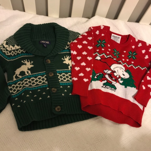 Peanuts Other - Holiday / Christmas toddler sweaters Peanuts Other - Holiday / Christmas toddler sweaters